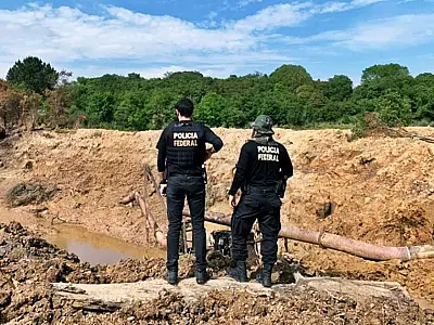 PF faz ação contra suspeitos de receptar ouro de garimpos clandestinos