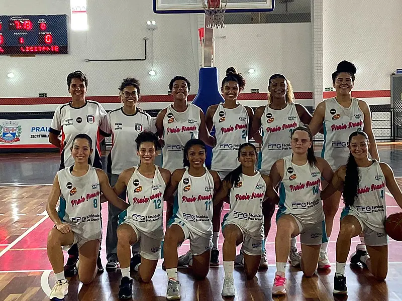 Basquete feminino de Praia Grande vence time de Franca no Estadual Sub-20