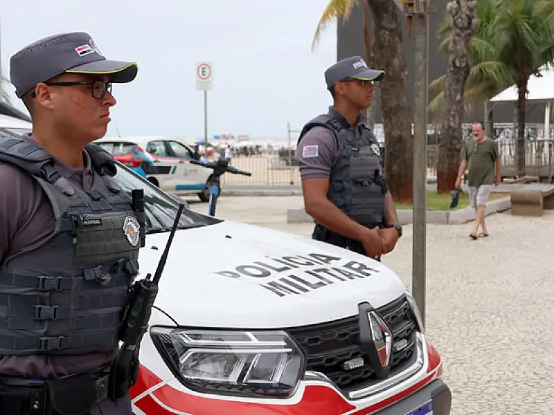 Policiais da Operação Verão permanecem em Praia Grande/SP até março