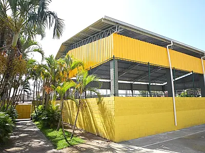 Quinta escola de período integral de São Vicente é inaugurada