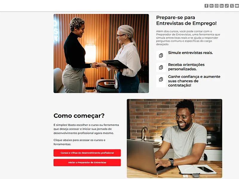 Portal Trampolim oferece funcionalidades para facilitar a busca por oportunidades de emprego
