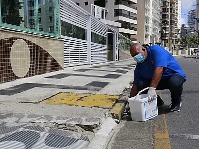 Guarujá realiza serviços de desratização pela Cidade durante a semana