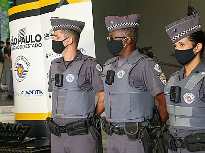 Letalidade policial em São Paulo cai com uso de câmeras corporais