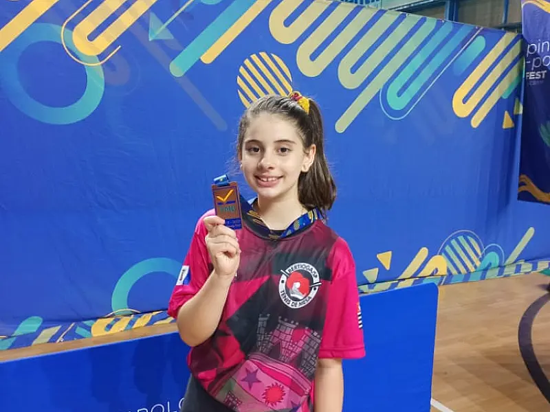 Mesatenista garante medalha inédita em Campeonato Brasileiro
