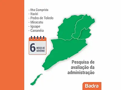 6 meses de governo das cidades do Vale do Ribeira