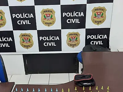 Ação da Polícia Civil resulta na prisão de homem responsável por ponto de tráfico de drogas