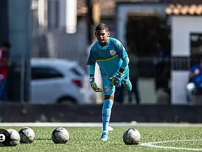 Goleiro Lucas Gabriel destaca invencibilidade da defesa do Santos no Paulista Sub-13