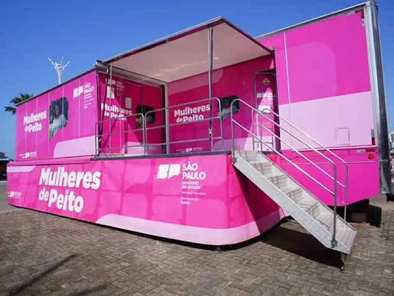 Carreta Mulheres de Peito inicia atendimentos em Mongaguá nesta terça (19)
