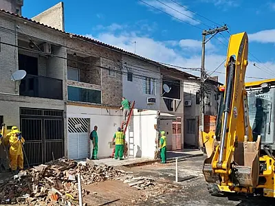 Força-Tarefa remove 22 construções irregulares em duas semanas em Santos
