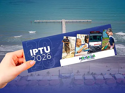 Contribuinte de Mongaguá já pode consultar boleto do IPTU 2026 no site da Prefeitura