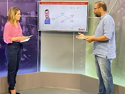 Pesquisa BS9-Badra é assunto hoje às 18h50 no Thathi Cidade/Band