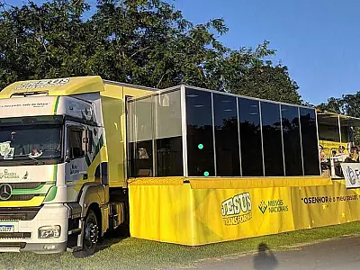 Cidade do Guarujá recebe Carreta Missionária na sexta-feira, próximo dia 12