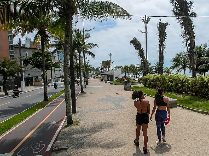 Praia Grande tem atrações para quem busca tranquilidade no feriado de Carnaval