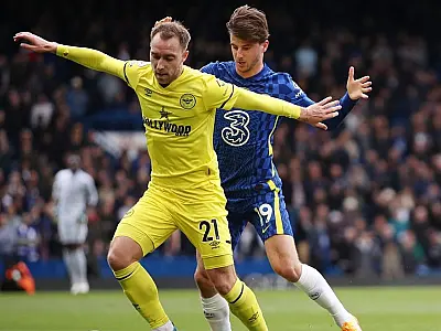 Brentford derrota Chelsea por 4 a 1, com gol do dinamarquês Eriksen