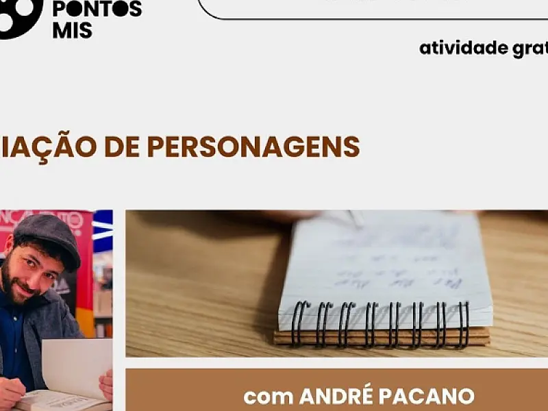 Pontos MIS traz oficina gratuita de criação de personagens a Mongaguá