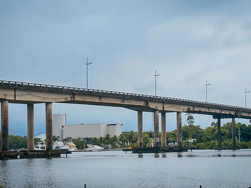 Concessionária Novo Litoral inicia obras de recuperação da ponte sobre o Rio Itapanhaú em Bertioga