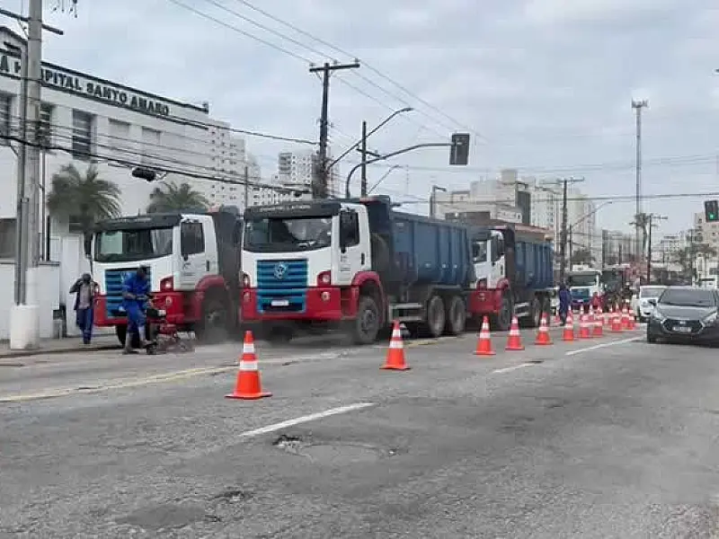 Obras de manutenção na Rua Montenegro e Av. Deputado Emílio Carlos alteram o trânsito