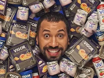 Gil do Vigor firma parceria com a Vigor e se torna embaixador da marca de alimentos