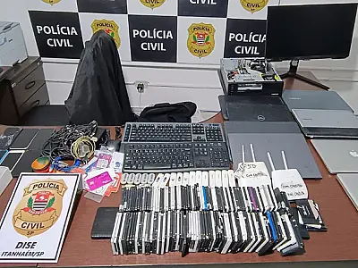 Polícia Civil fecha central de golpes financeiros no litoral sul de São Paulo