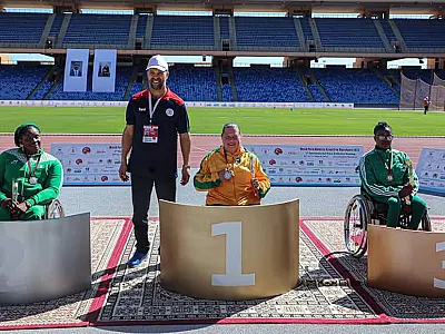 Beth Gomes conquista dois ouros e bate novo recorde mundial no Marrocos