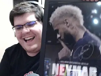 Streamer bate 540 mil ao vivo vendo série de Neymar
