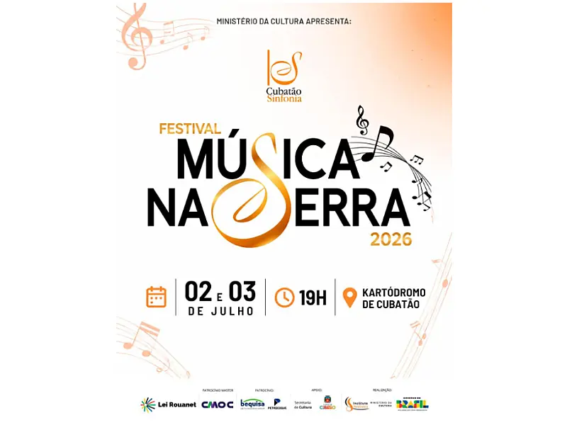 Festival Música na Serra começou nesta quinta-feira (2) com apresentações no Kartódromo Municipal