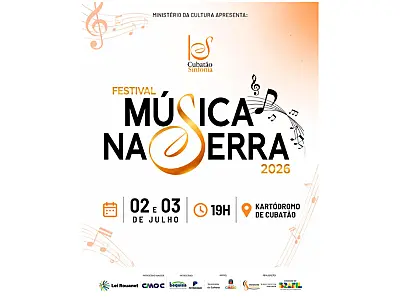 Festival Música na Serra começou nesta quinta-feira (2) com apresentações no Kartódromo Municipal