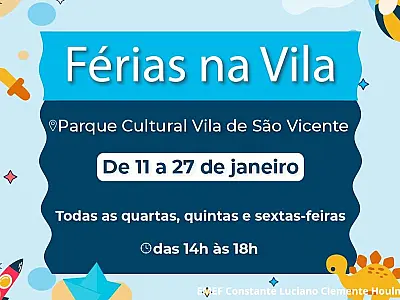 Férias na Vila une cultura e lazer para vicentinos com diversas atrações a partir de quarta (11)