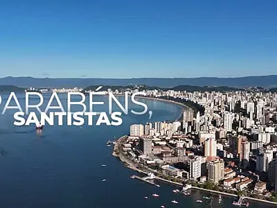 Santos celebra 479 anos em 26 de janeiro!