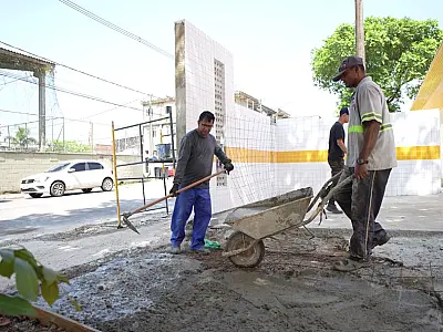 Revitalização completa de sete escolas municipais de São Vicente está em fase final