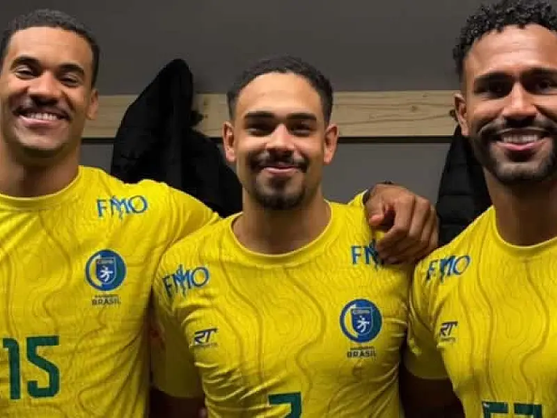 Revelados em Praia Grande/SP brilham com a seleção brasileira de handebol masculino no Mundial