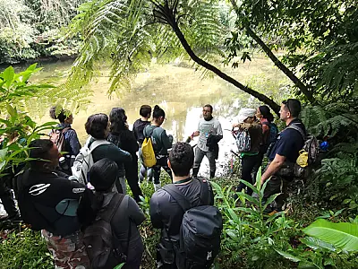 Ecoturismo em Bertioga é fortalecido com abertura de nova trilha à margem do Rio Jaguareguava