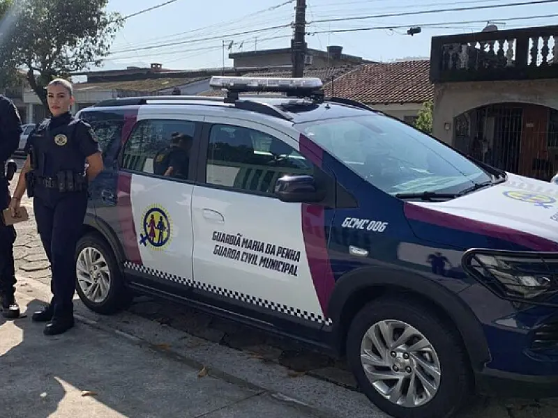 Em Cubatão, Guarda Municipal já opera com o patrulhamento 'Guardiã Maria da Penha'