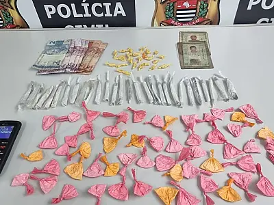 Suspeito de tráfico de drogas é preso em flagrante em Peruíbe