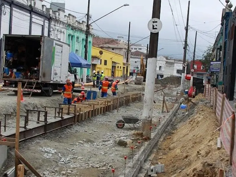 Centro de Emprego de Santos tem mais de 50 vagas para obras do VLT