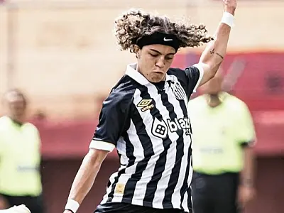 Santos do volante Kauan Cabelo tem 100% de aproveitamento é ainda não sofreu gols no Paulista Sub-17