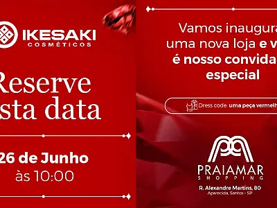 Ikesaki inaugura 1ª Loja na Baixada Santista e oferece cursos profissionalizantes