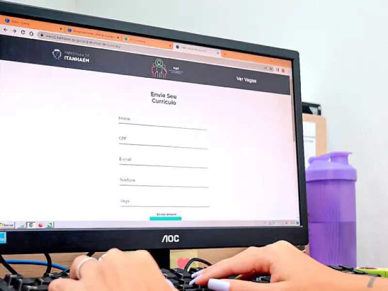 PAT de Itanhaém disponibiliza hotsite para envio de currículos