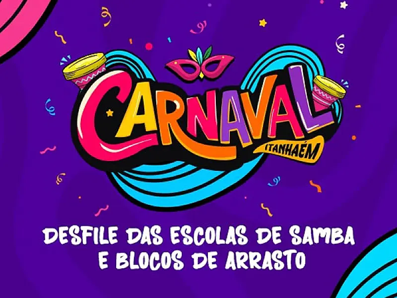 Orla do Centro recebe desfile das escolas de samba e blocos de arrasto a partir deste sábado (14)