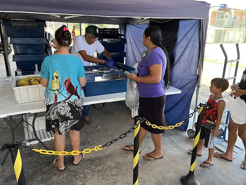 Bom Prato Móvel passa atender na Pedreira no Guarujá até setembro deste ano