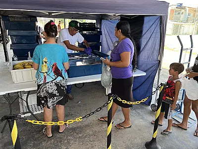 Bom Prato Móvel passa atender na Pedreira no Guarujá até setembro deste ano
