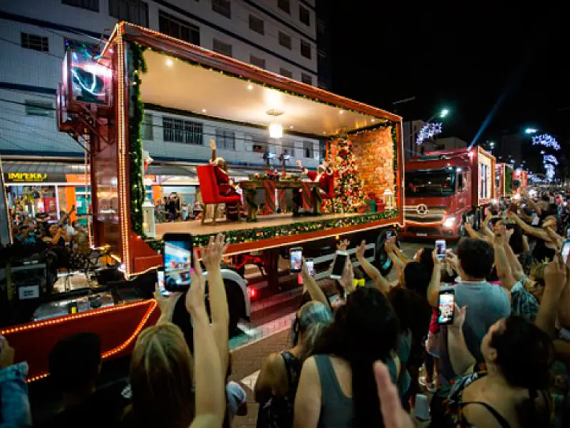 Cidade recebe Caravana da Coca-Cola no dia 6 de dezembro