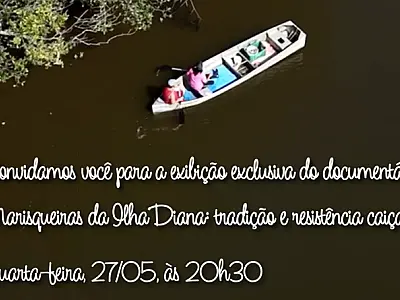 Marisqueiras da Ilha Diana ganha sessão especial no Cine Roxy em Santos