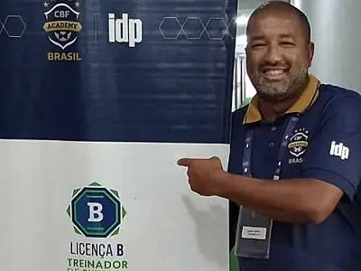 Auxiliar técnico do Jabaquara, Ramires obtém licença profissional da CBF Academy