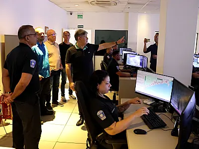 Cicoe recebe visita de representantes da área de segurança de Cubatão
