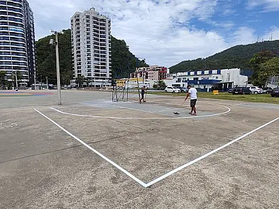 Prefeitura inaugura duas quadras de basquete na Praça Horácio Lafer nesta sexta