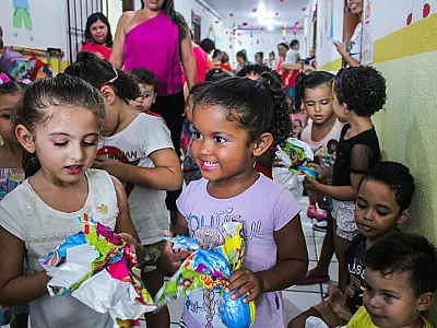 Fundo Social inicia entrega de ovos de Páscoa nas creches municipais