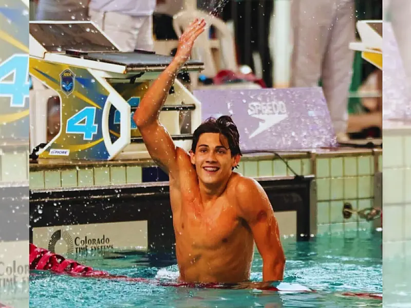 Nadador cubatense Pedro Diogo brilha em competições país afora
