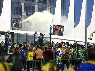 GSI divulga imagens do dia da invasão no Palácio do Planalto