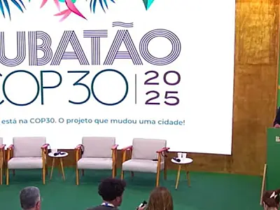 Cubatão apresenta painel na COP30 e reforça protagonismo ambiental e liderança em sustentabilidade